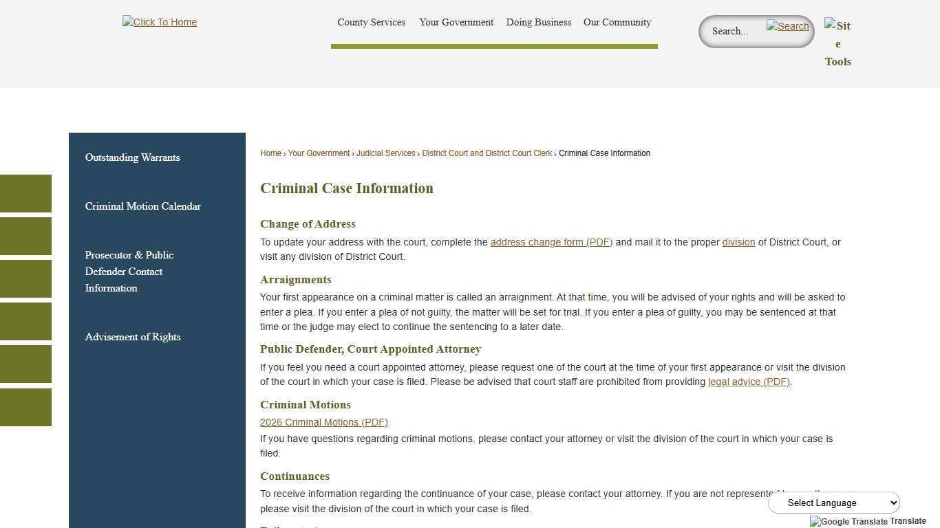 Criminal Case Information Snohomish County, WA - Official Website